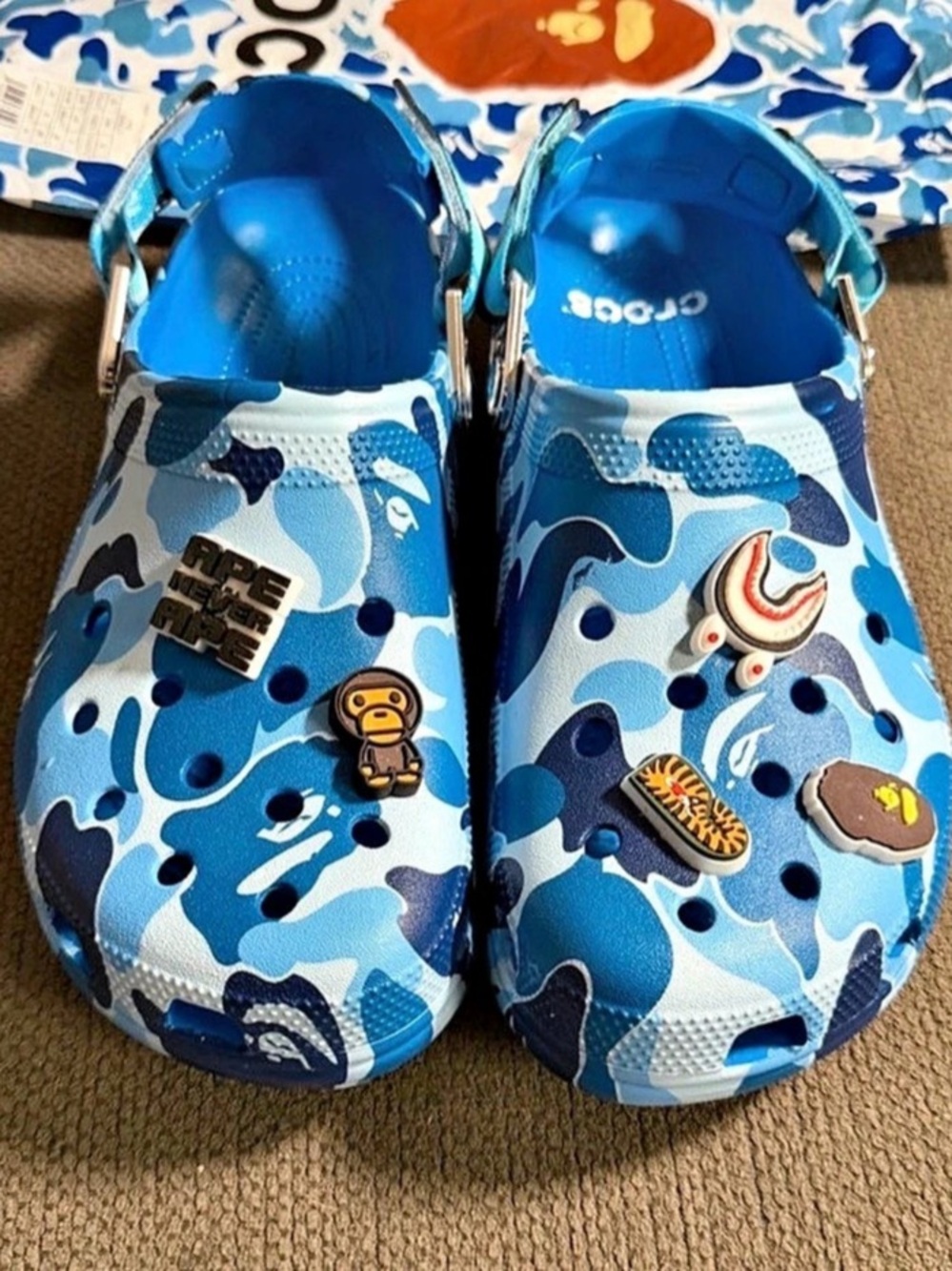 BAPE x Crocs Clog Camo Men US 10